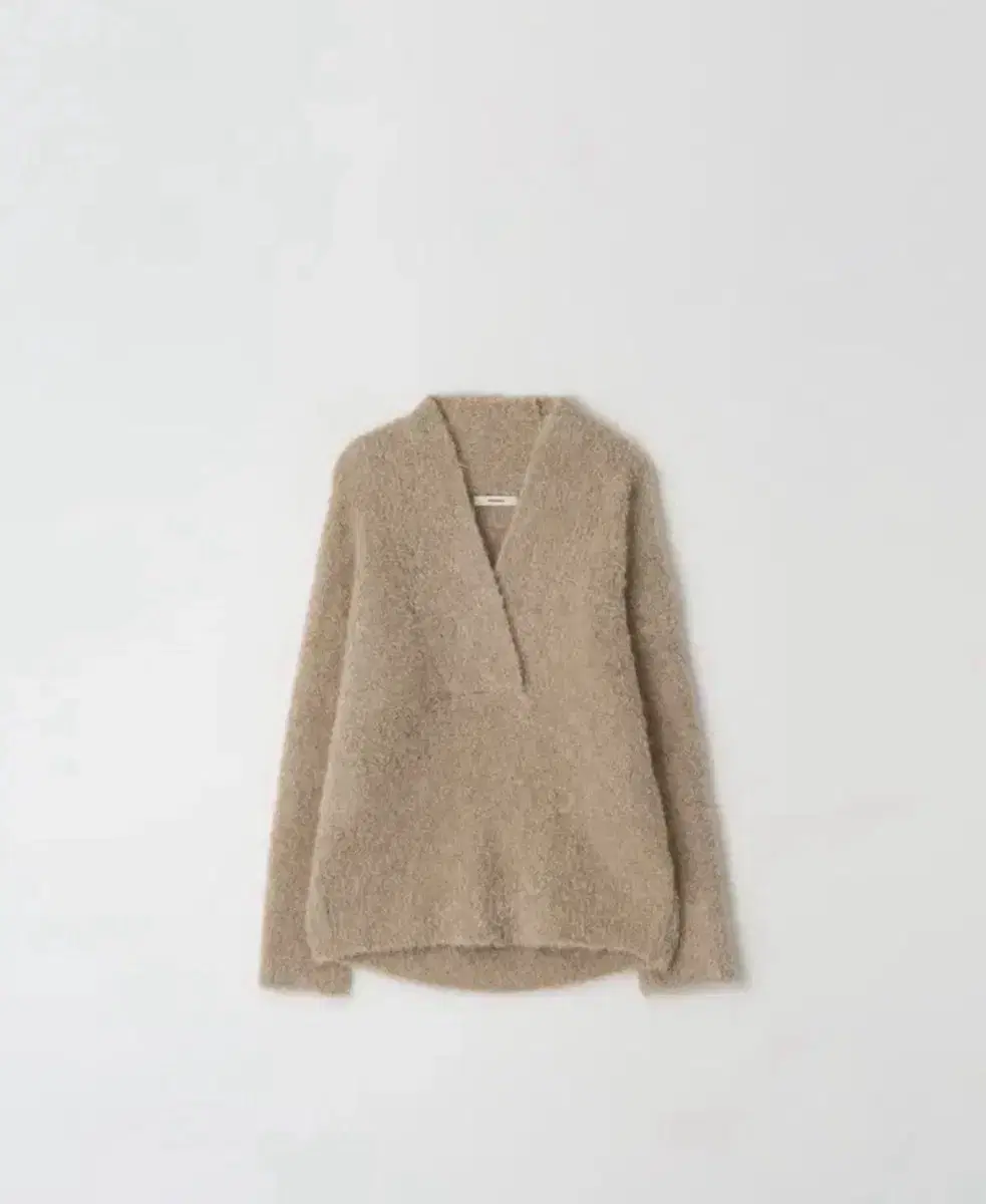 윤슬샵 marle shawl sweater beige 새상품